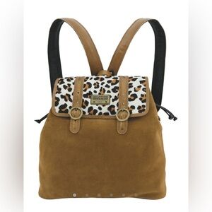 SAS leather backpack